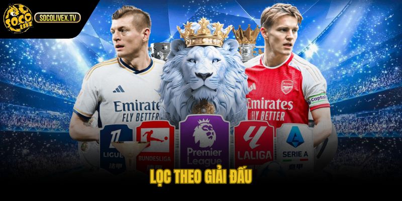 Bộ lọc giải đấu cho tỷ lệ kèo nhanh hơn